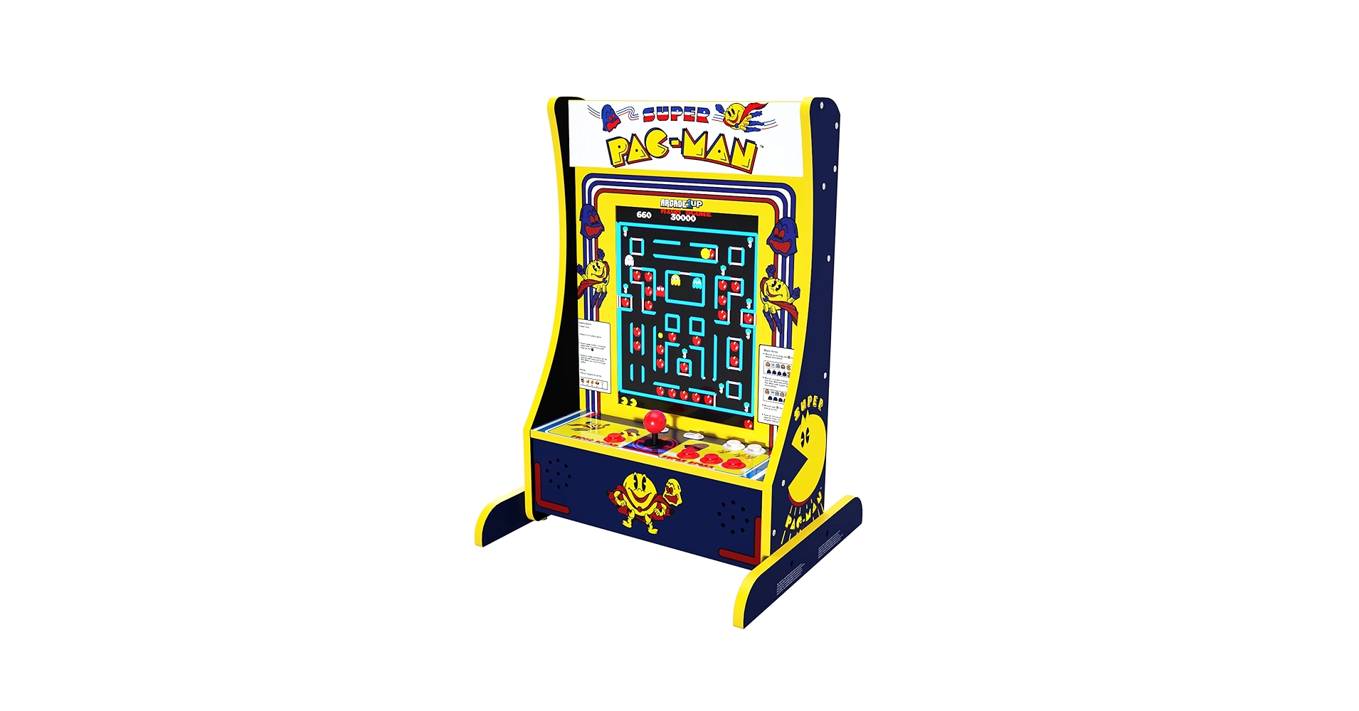 アーケード1UP Arcade1Up パックマン Party-Cade 8in1 Arcade1UP Pac-Man Yellow Party-cade – 8 Games - Walmart.com